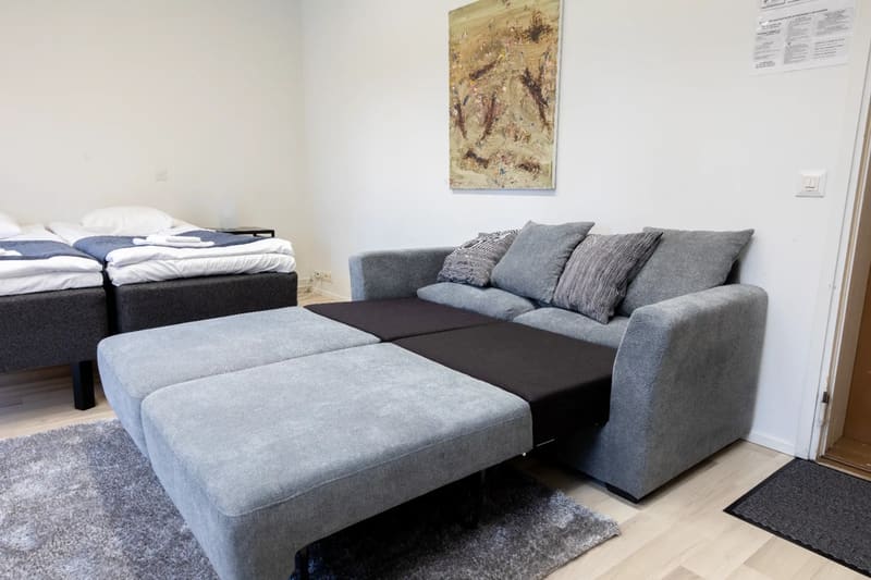 Sviitti/Perheasunto, oma kylpyhuone ja keittiö – Hotelli Vanha Postitalo Varkaus, Varkaus · 5