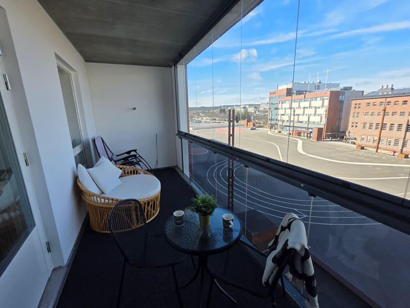 Lutakko SkyView – kolmio saunalla – Rahulihomes Lutakko, Jyväskylä