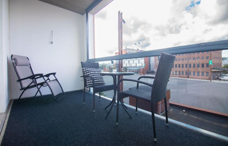 Lutakko Base – yksiö parvekkeella – Rahulihomes Lutakko, Jyväskylä · 3