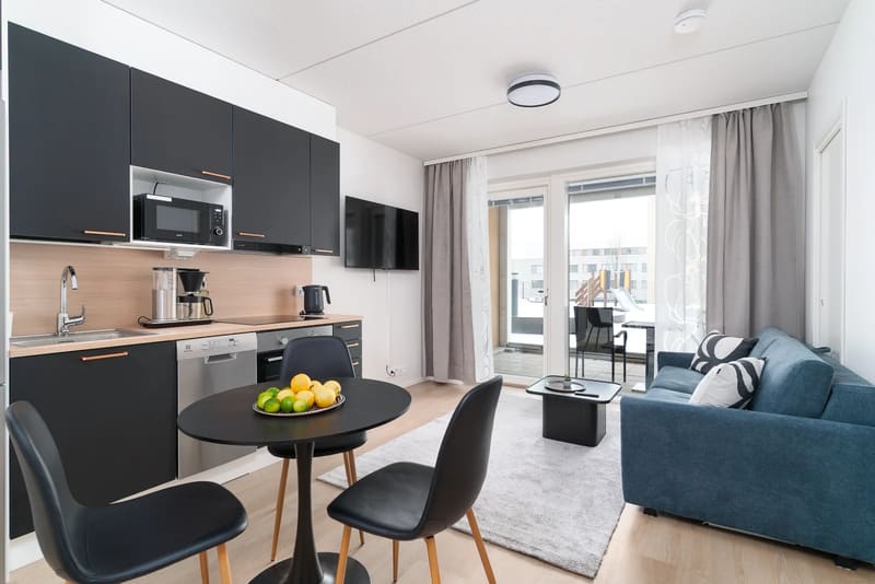 City Kaksio terassilla – Rahulihomes City Centre Jyväskylä, Jyväskylä · 2