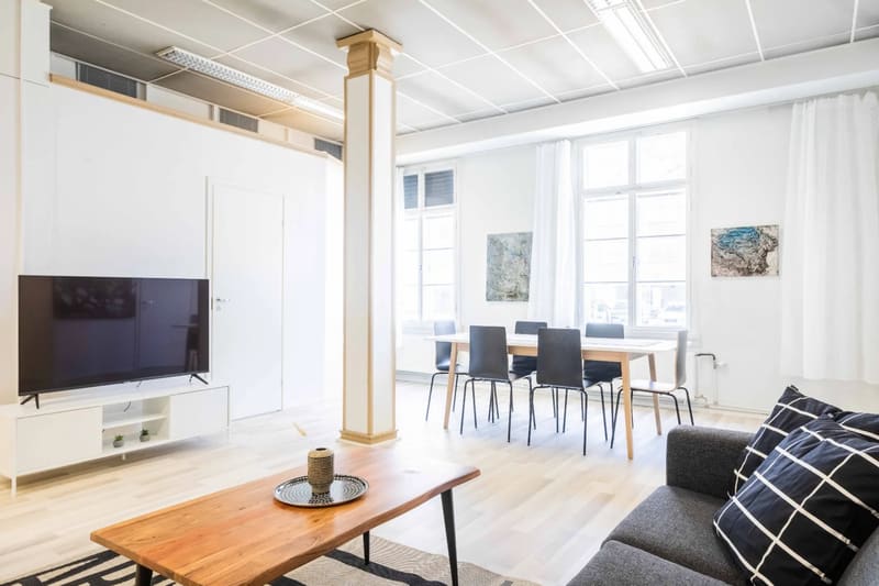 3 bedroom apartment with sauna – Hotel Vanha Postitalo Varkaus